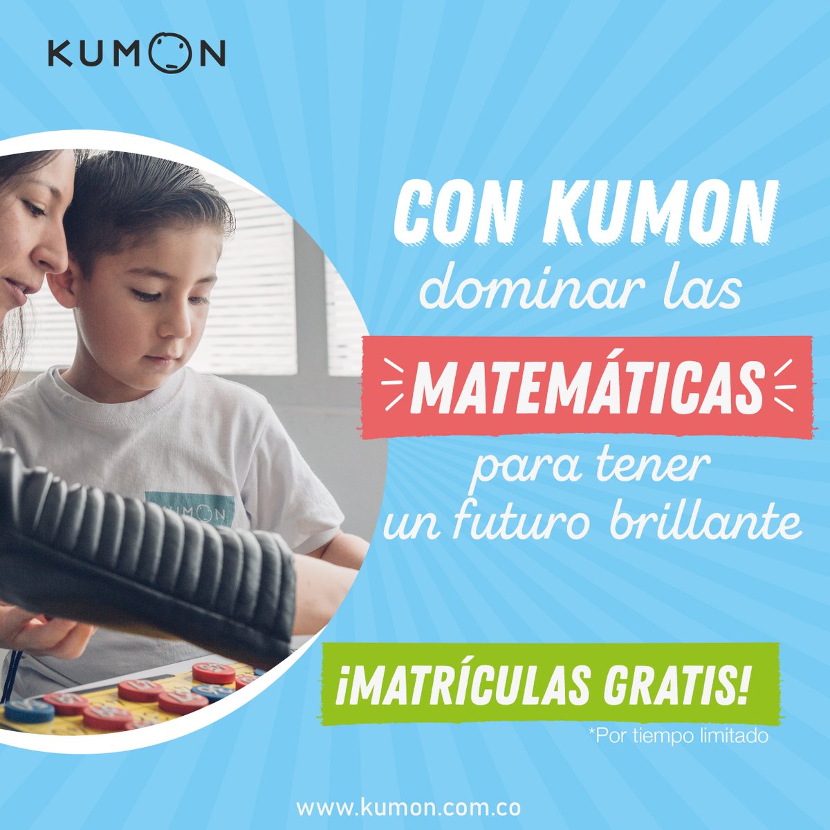 julioprofenet's tweet photo. ¿Ya conocen Kumon Colombia? Es un método japonés para aprender matemáticas, que además fortalece en los estudiantes su disciplina, cálculo mental y raciocinio lógico. ¡Tiene sedes en toda Colombia y están en temporada de Matrícula Gratis!

Visiten → https://t.co/1ckASIHi9T https://t.co/MB2EfW1orN