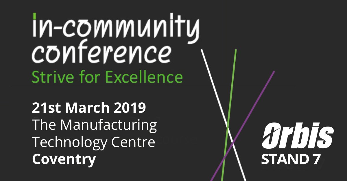 orbisprotect's tweet photo. Orbis will be exhibiting at leading procurement solutions provider @intendltd In-Communities conference this week at The Manufacturing Technology Centre in Coventry.

Register your place here: https://t.co/6AGbApWX6U  
#procurement #events #intend #incommunities #tendering https://t.co/5jStXibIQc