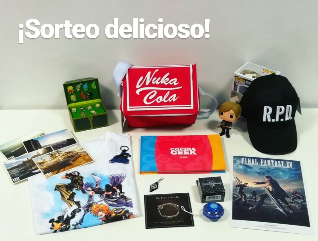 PLAION_ES's tweet photo. ¡Os traemos un sorteo de rechupete!
¿Quieres llevarte el libro Cocina Geek de @Rikkura firmado y acompañado de este apetitoso pack de merchan? 
¡PARTICIPA!
-Sigue a @Rikkura y @KochMedia_es. 
-Like+RT.
-Menciona a un amig@.
*Sólo España. No válidas cuentas de concursos. Fin 21/3. https://t.co/8MqpwI0yqV