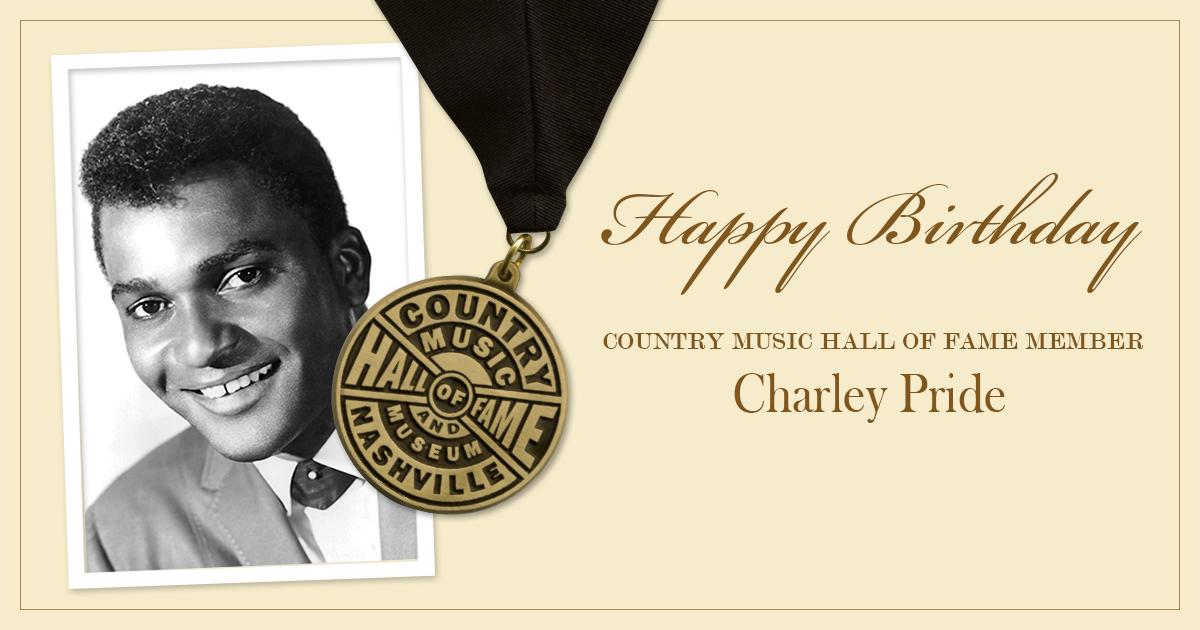 Help us wish Country Music Hall of Fame member Charley Pride a very happy birthday today! 