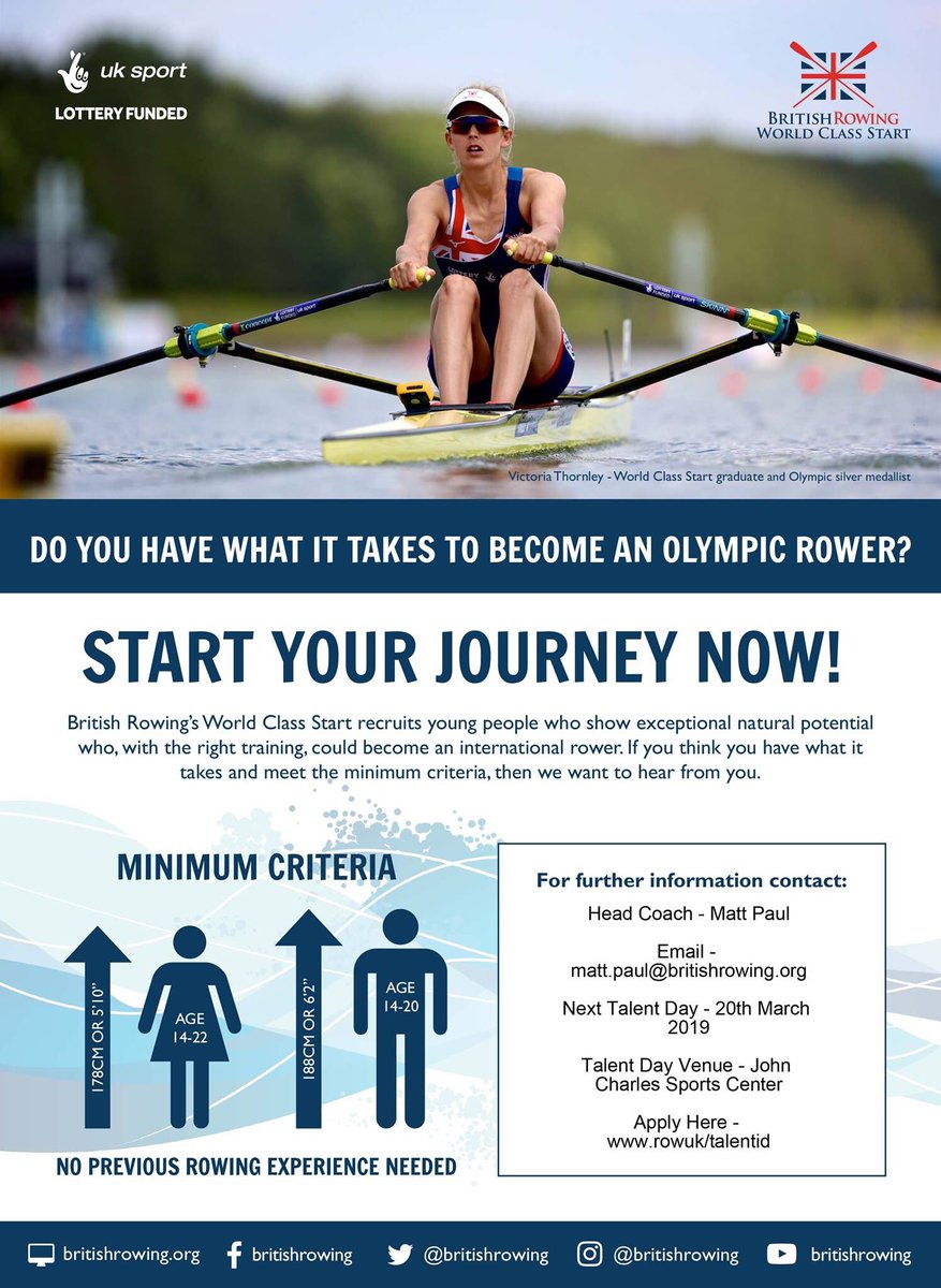 @OakbankPE  @B_UpperHeaton @BeckfootPE could we fill a team for @BritishRowing from within the trust? Spread the word 💪 #Olympicrowing #UKsport