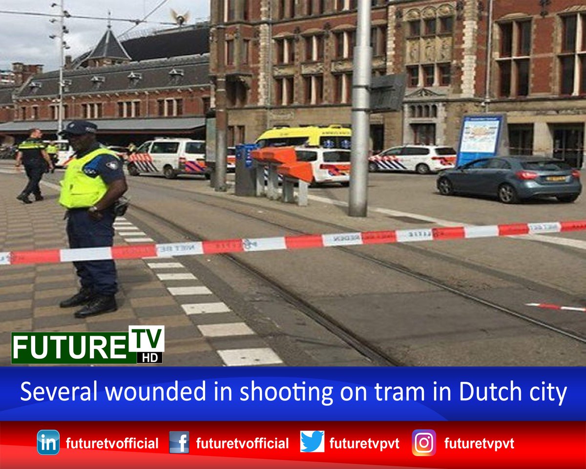 livetvfuture's tweet photo. Several wounded in shooting on tram in Dutch city: police.
For more details visit: https://t.co/CeV7xTJ5Dp
#SeveralWoundedInShooting #Tram #DutchCity #Police
#FutureTV
#WhereTruthComesFirst https://t.co/AgAD9kOZ6K
