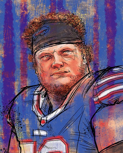 Happy birthday to Eric Wood ( )! Here s a portrait I did of him last year :) 
