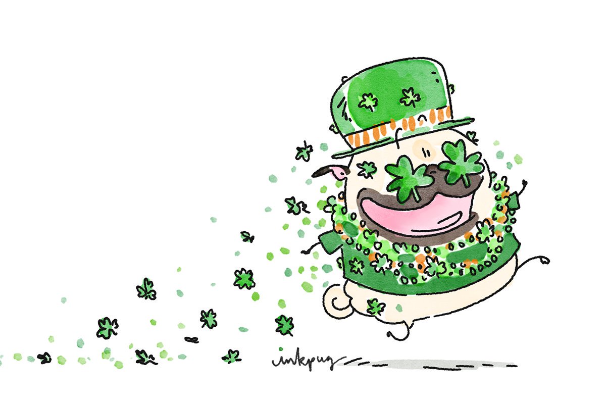 Inkpug's tweet photo. #postparade #lucky4ever https://t.co/6viX0pUWQS