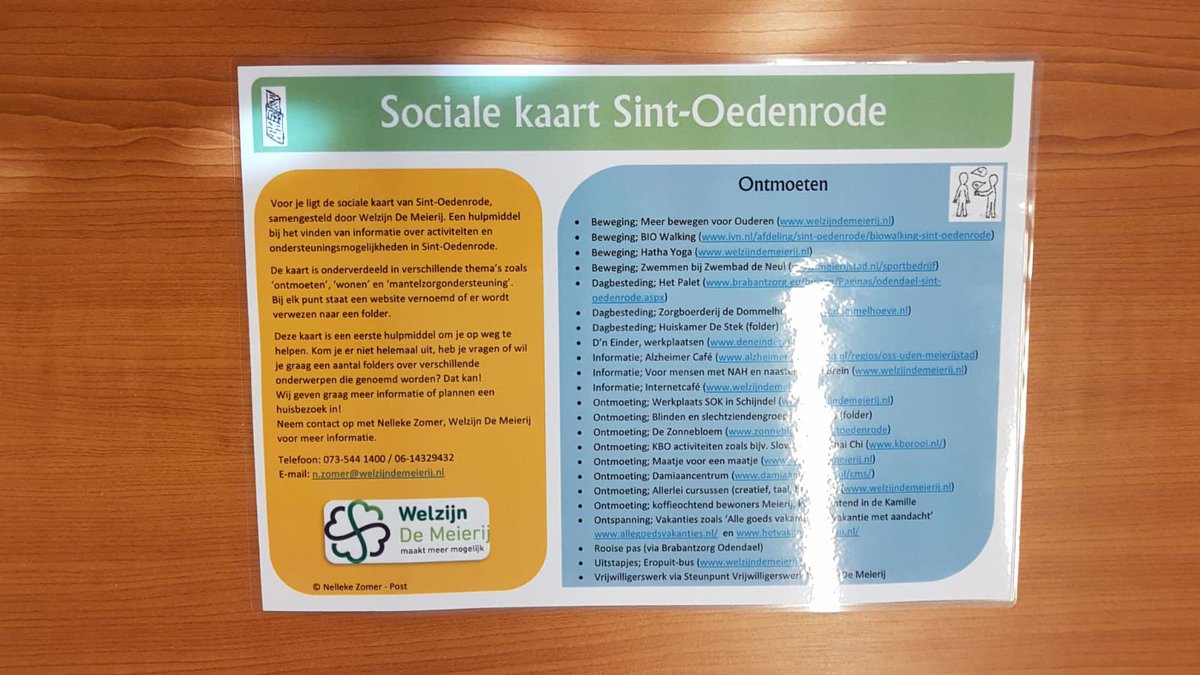 nelleke_n's tweet photo. Vanmiddag uitleg gegeven over o.a. diensten @WMeierij bij team huishoudelijke hulp van @BrabantZorg #informatie #signaleren #achterdevoordeur #socialekaart #samenwerking #verbinden https://t.co/6aaoNOWzLR