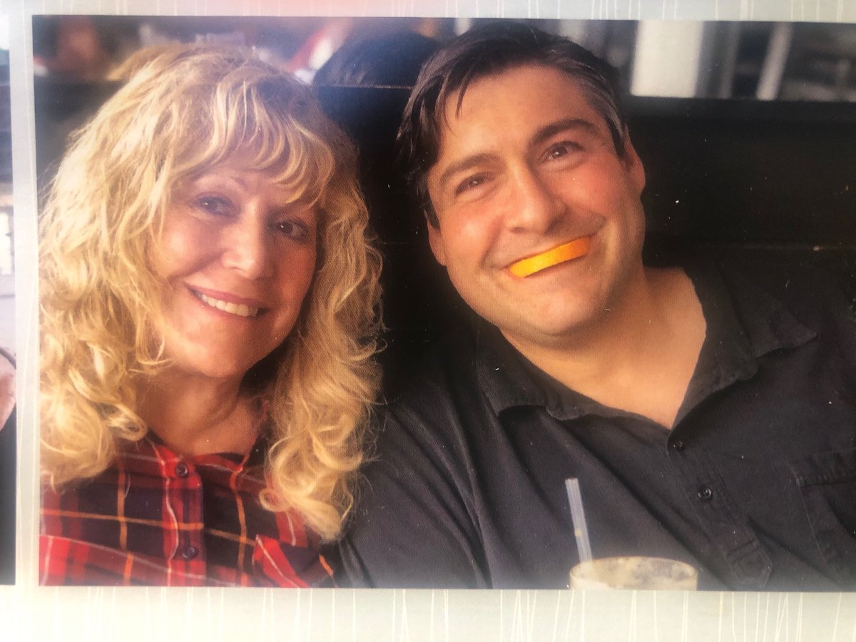 Me and my comedian son Adam. Oy vey