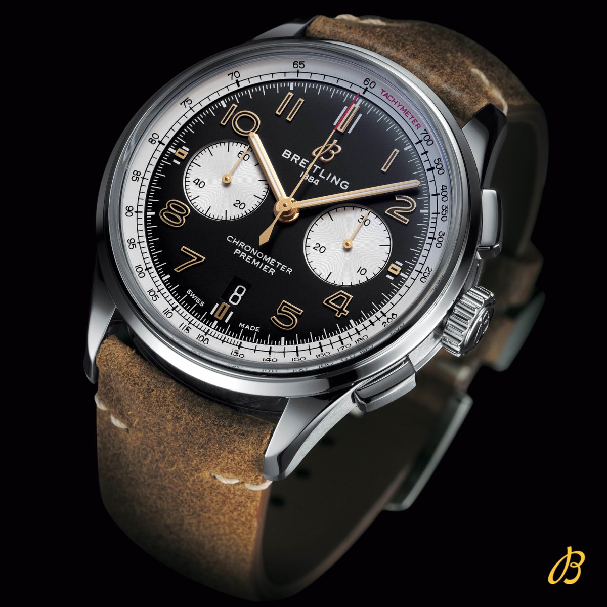 Breitling's tweet photo. The new Breitling Premier B01 Chronograph 42 Norton Edition celebrates our partnership with epic British motorcycle manufacturer, Norton. Cool, charismatic and contoured, this chronograph reflects the innovative and adventurous streak in both brands.
#breitling #premierstyle https://t.co/pTiYtgOZuZ