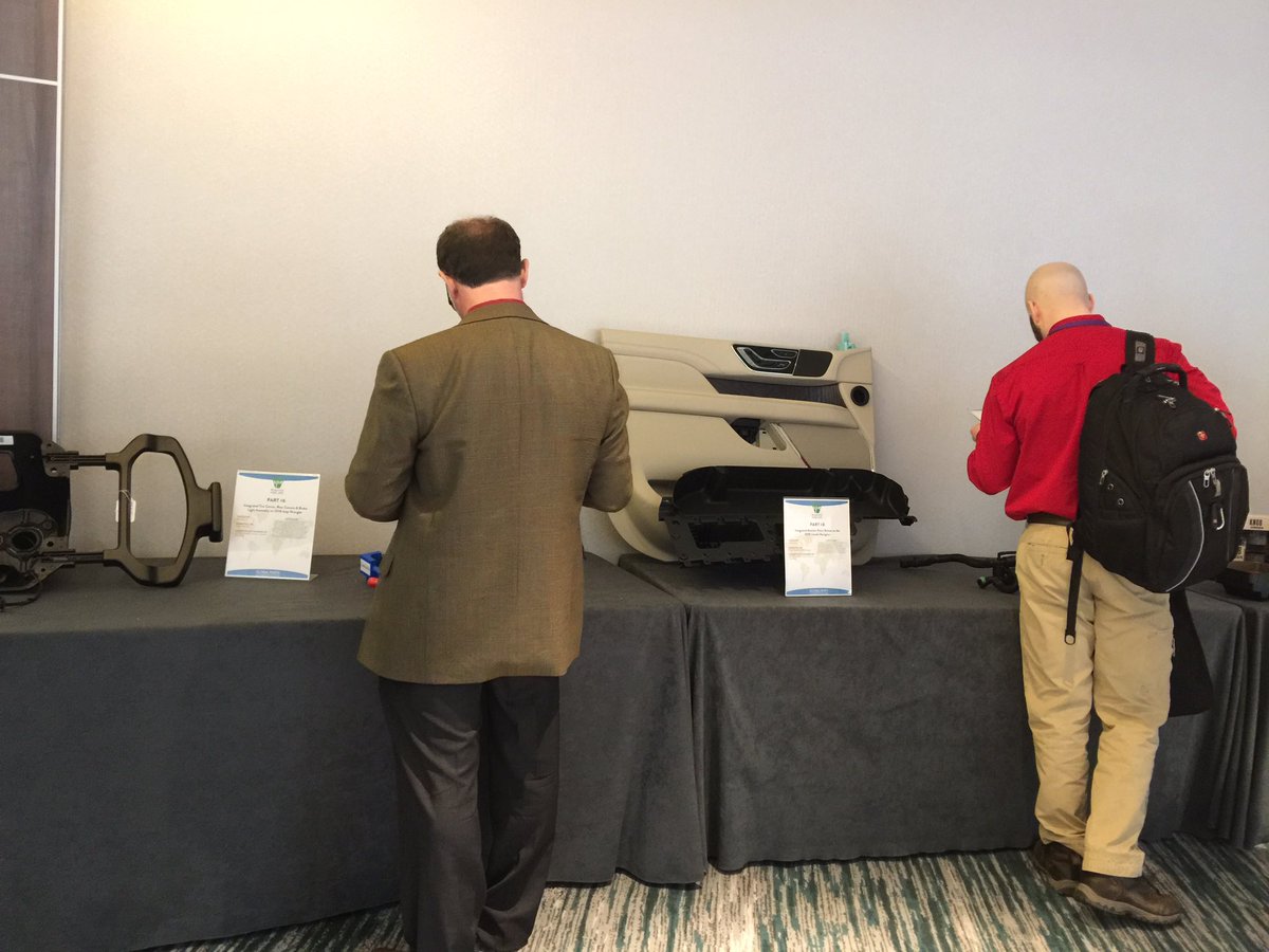 DebWTech's tweet photo. Plastics for Life #antec19 https://t.co/5ixE5zsvAx