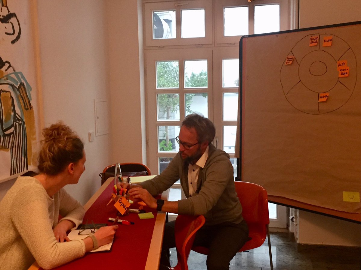 WorkpathHQ's tweet image. Workshop with @EikeWagner from Emergize: Describing an agile future as guidance for those involved in the agile transformation. 
#workpathquarterly #q1workpath #thewaywework