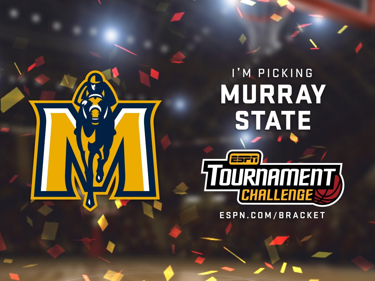 I picked Murray State to win the National Championship. Who will you pick? #bracket fantasy.espn.com/tournament-cha…