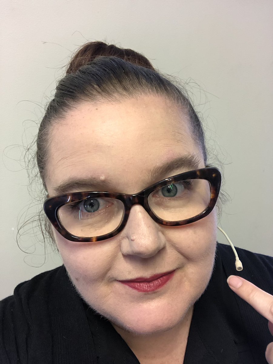 hooray4tumbles's tweet photo. BABY’S FIRST RADIO MIC. It’s only taken me 19 years in community theatre to reach this milestone, but now I can cross it off the bucket list #avenueq #mrst #imintech https://t.co/5SiXQsSY1u