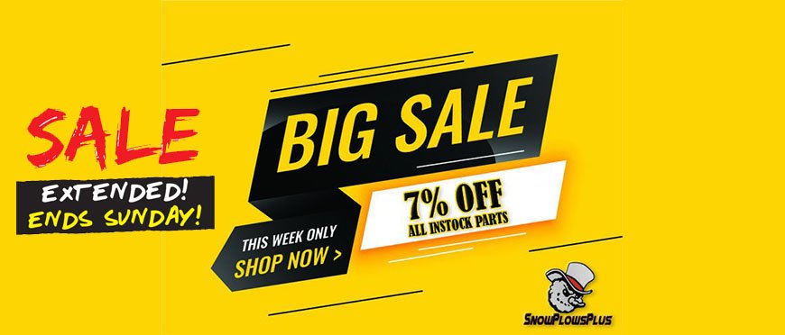 Snowplowsplus's tweet image. SnowplowsPlus sale extended for 1 week. Ends 3/24. 7% off all in-stock plow and spreader parts, including our exclusive wireless controller kits to help convert your spreader to wireless. #SnowplowsPlus