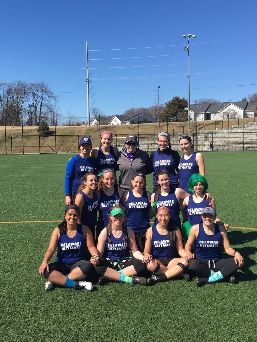 duqamy's tweet photo. These ladies are on a roll. Two tournament championships in as many weeks🥏⁦@UDSideshow⁩ https://t.co/h9ePlpT0OH