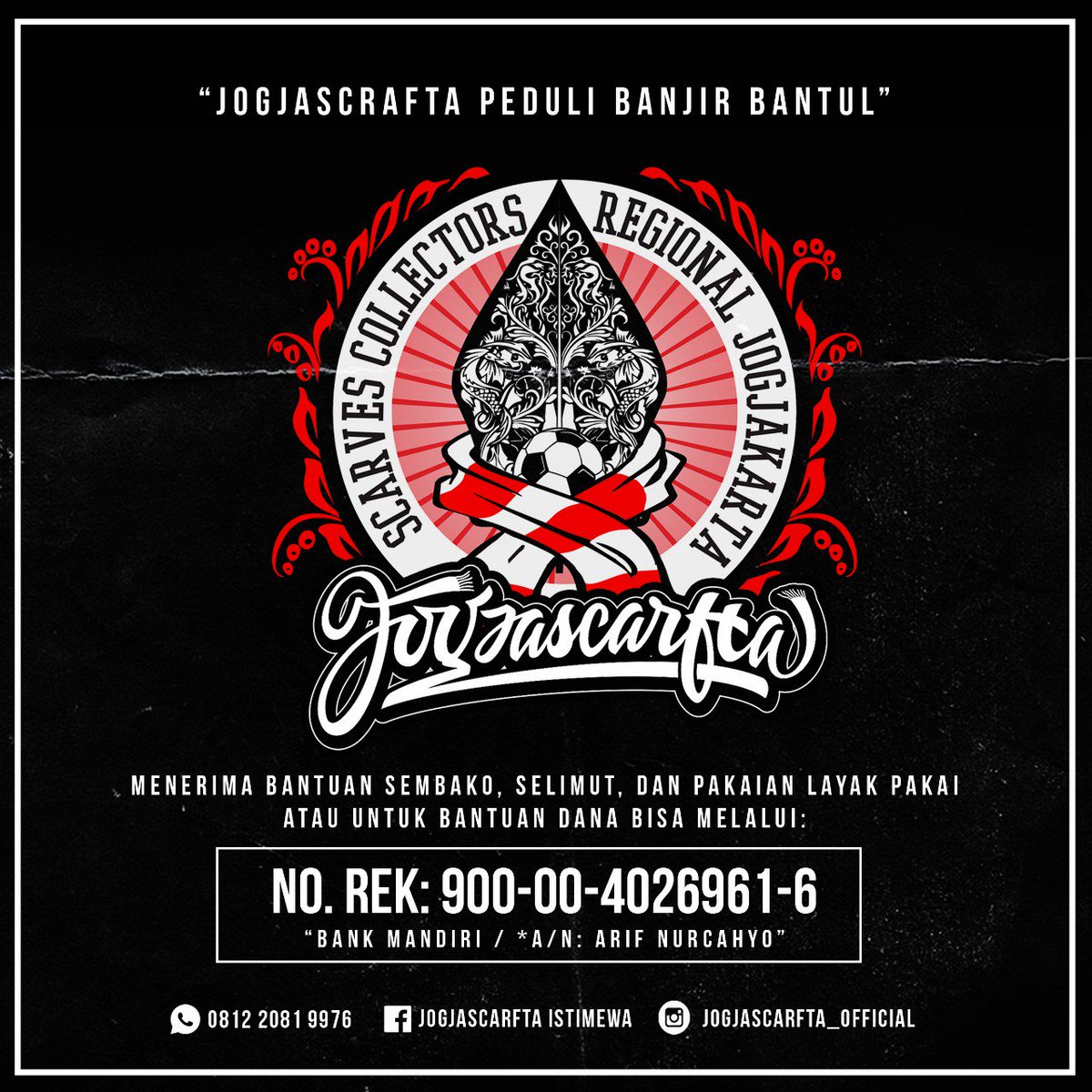 Open donasi untuk saudara saudara kita yang ada di Bantul 🙏🙏🙏