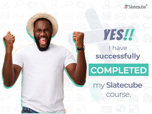 Slatecube's tweet photo. We often get asked questions like "What next after completing my Slatecube course?"
After completing your course on the platform the next step is to fill the course completion form to get scheduled for assessment.
#Slatecube https://t.co/QuBegMKoQO