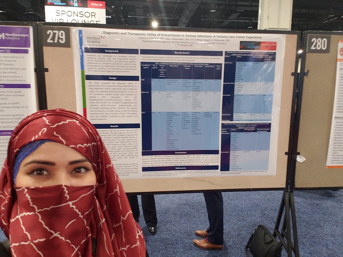 Stop by if you get a chance! #Diagnosticutilityofprocalcitonin 
#hhpath
#USCAP2019
