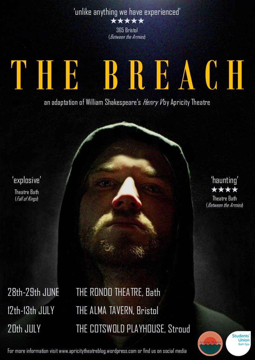 ApricityTheatre's tweet photo. AND WE'RE LIVE! Check out our #crowdfunding page on #LaunchPad at https://t.co/TwnGuedFaA! Donate if you can, share if you can't, help us spread the word @thejoesamuels @Black_Dog_Prod @bathspasu @BathSpaAlumni @BathSpaResearch #SPAWeeks #thebreach https://t.co/PULYm0oYIr