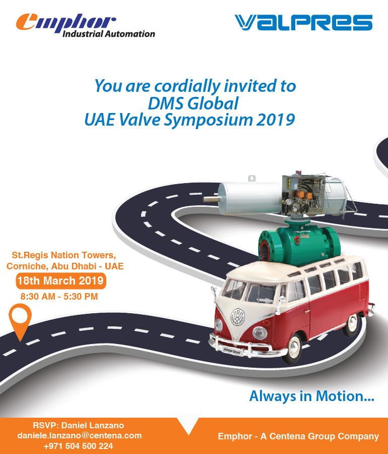emphorips's tweet photo. DMS Global UAE Valve Symposium 2019
.@ St Regis Nation Towers Hotel Abu Dhabi - Abu Dhabi, UAE
#DMSGlobal #Emphoriad #Centenagroup #Valve #Valpres #ValveUAE https://t.co/wWH81u4jxX