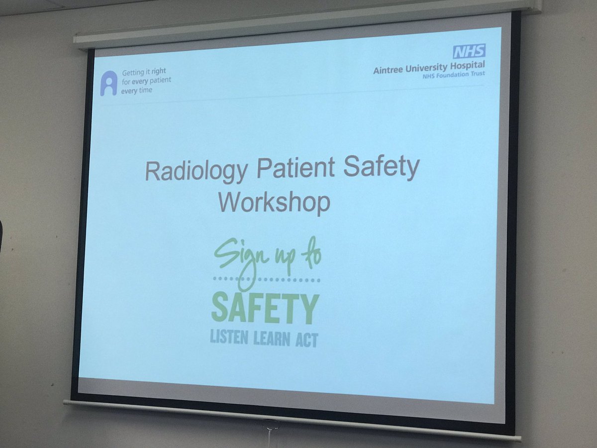 LUHFTImaging's tweet photo. We’ve just run another #PatientSafety workshop for radiographers from general, nuclear medicine, ultrasound and PACS. It’s time to start reporting more! If you don’t know something is broken, how can you fix it? 🤔 #SafetyFirst #NearMisses #GoodCatches #ProudofAintree https://t.co/R3RmNcqH5m
