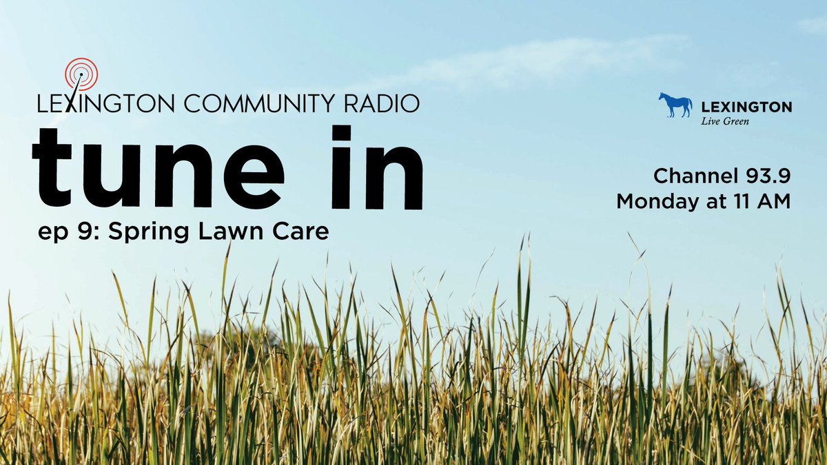livegreenlex's tweet photo. Sunny days, warmer temps... it's almost time for your spring lawn care! On today's ep of #LexGoGreen radio, we talk about pesticides, why "P" on your lawn should be avoided &amp; how to care for your backyard creek. Tune the dial or browser to @LexCommRadio at 11 AM. https://t.co/pjwmFZwObW