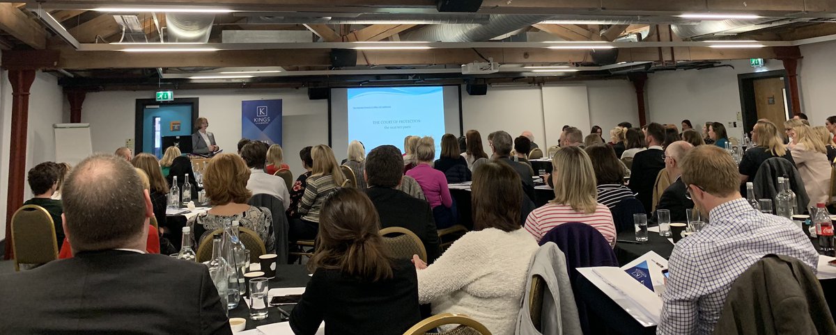 Our keynote speaker, HHJ Hilder is on now. @KCCOPTeam