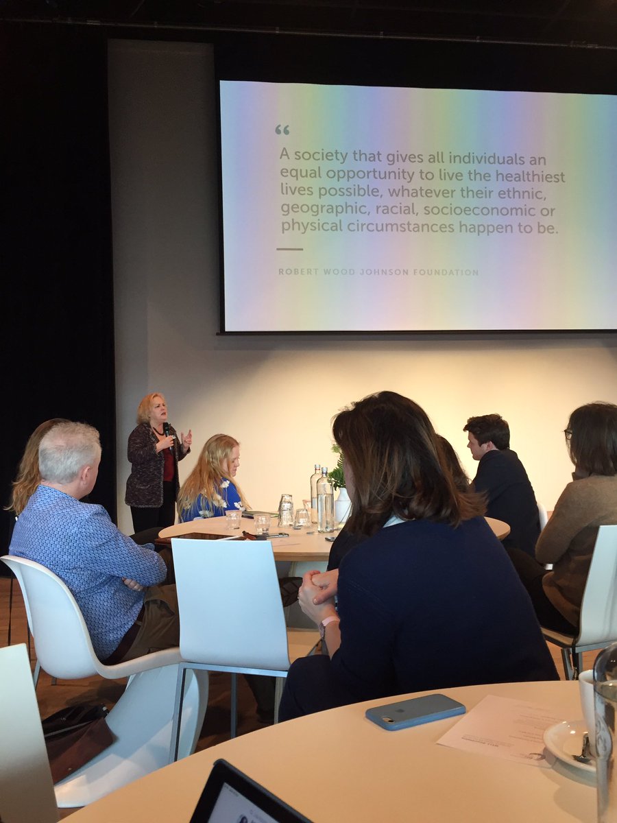 lolaripo's tweet image. A society that gives all individuals an equal opportunity to live the healthiest lives possible, whatever their ethnic, geographical, racial, socioeconomic or physical circumstances happen to be. Robert Wood Johnson Foundation #WELLRoundtable @Greenbuild #Amsterdam