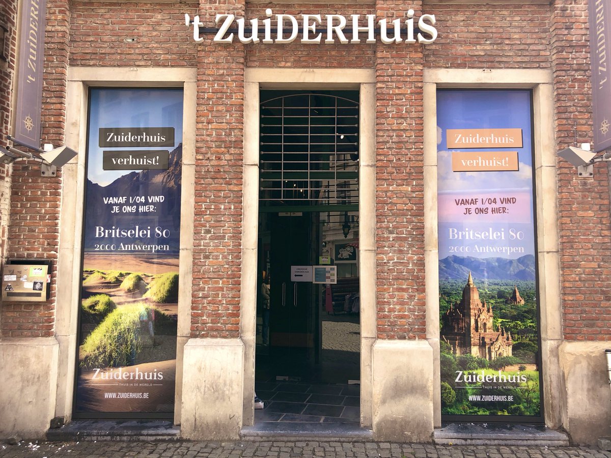 OneWayVision foil for Zuiderhuis #Antwerpen