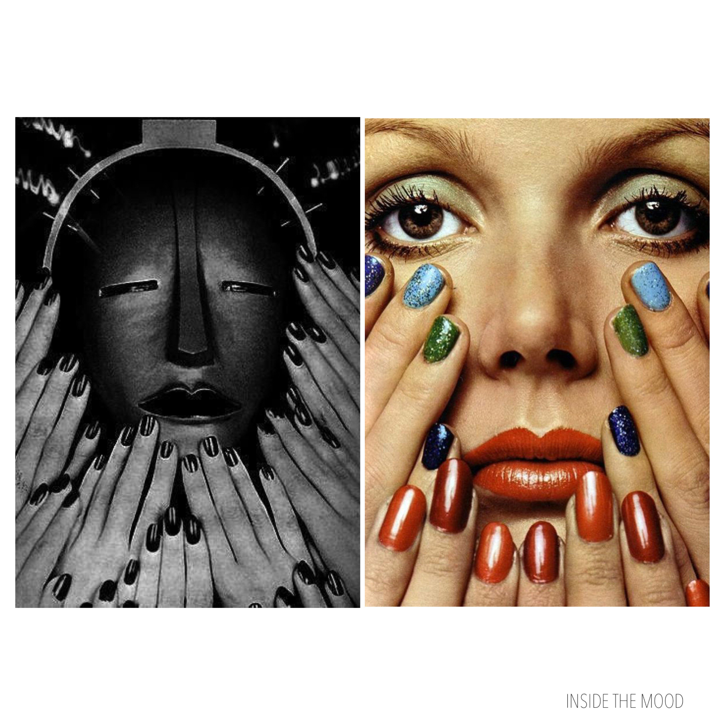 Inside the mood on Twitter: "FROM A PHOTO: Man Ray “Elizabeth Arden electrotherapy face mask”, 1932 || Catherine Deneuve photographed by Bourdin, L'Officiel 1974 #manray #guybourdin #lofficiel #photoinspiration #catherinedeneuve #nails ...
