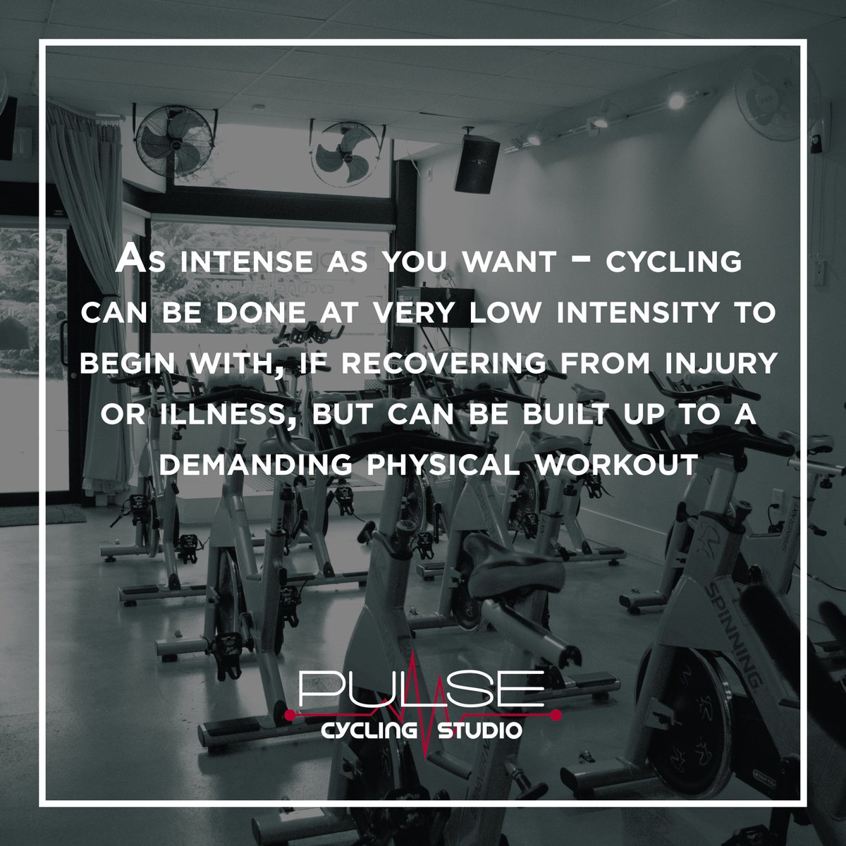 pulse_cycling's tweet photo. Injured? Try Cycling - because of its low impact, cycling can keep you active while recovering from an injury.
#pulsecycling #spinning #vancouver https://t.co/3R4BbPdcWU