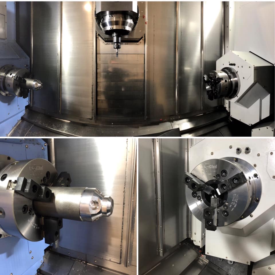RohmUSA's tweet photo. Check out our latest DURO A-RC chuck on the new Doosan Puma SMX2600. Thank you to #EllisonTech and #Doosanmta! #Rohmusa #duroarc #chucks #manufacturing #wearerohm https://t.co/3XBQEIfqrC