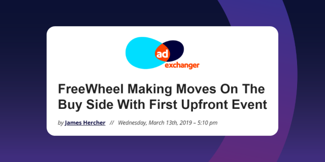 TaraRego's tweet photo. Marketers don’t need another platform. They need real solutions that drive business outcomes. #NOWFRONT @FreeWheel @AdExchanger https://t.co/NOAcg2WYcv #ComcastEmp https://t.co/nJJ0vCxnhy