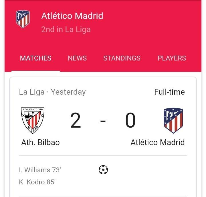 tips180's tweet image. Atletico Madrid lost and dropped 3 points.

Now Real Madrid are only 2 points away from second spot..

Are you pondering what am pondering❓🤔🤔🤔🤔

#Realmadrid #Atleticomadrid #laliga #soccerfans