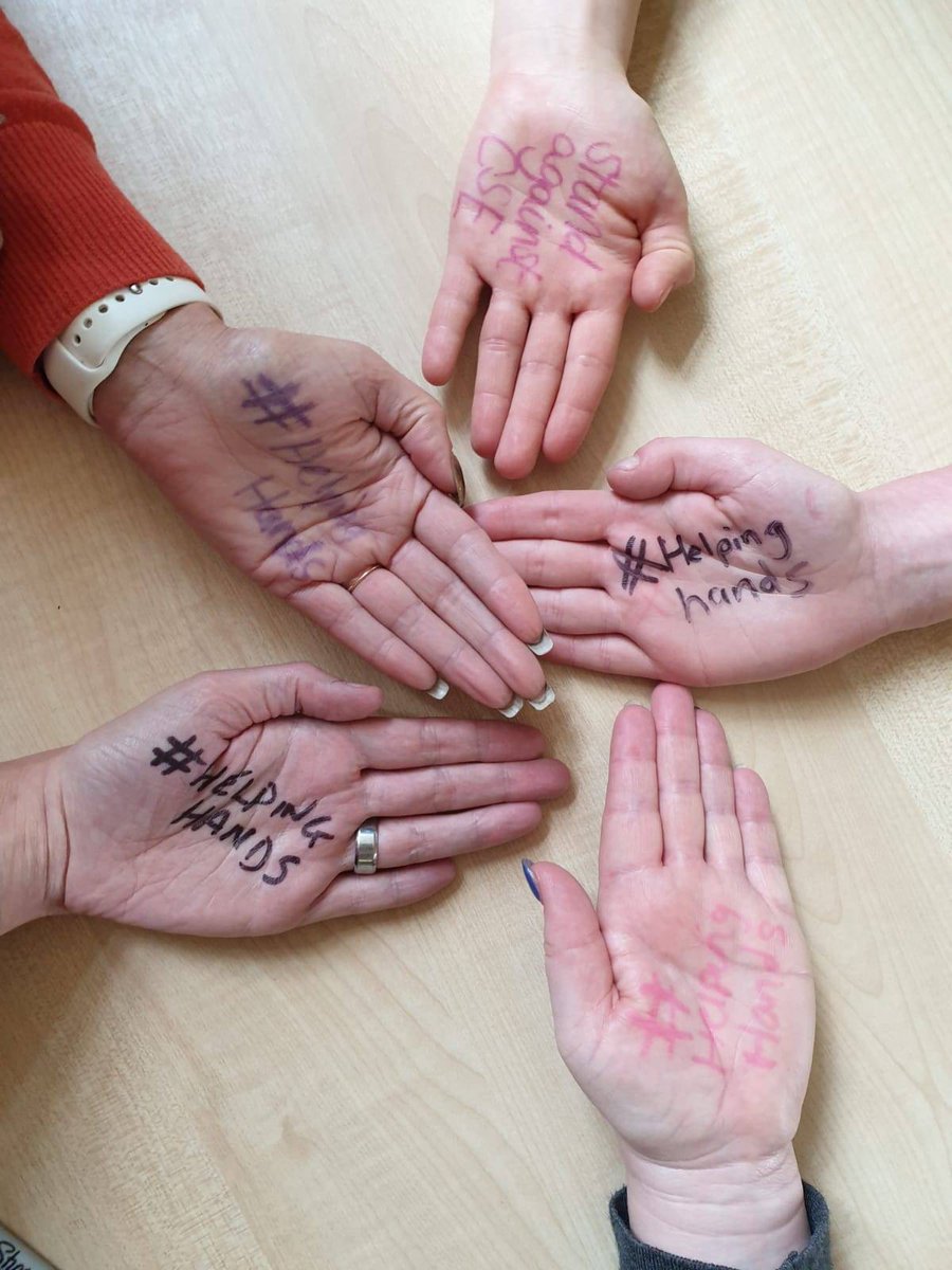 WSYourSpace's tweet photo. We are standing up against #CSE! #CSEDay19 #HelpingHands #StandAgainstCSE https://t.co/UI875xPAbS @WSCCNews https://t.co/B9HRTAY7mY