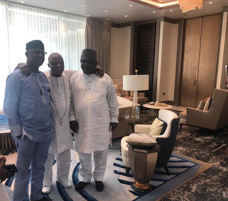 PlatformtimesT's tweet photo. Politics is a dicey game
Baba Ijebu, Kesington reconciles Dapo Abiodun and his son Lado
#vanguardnews #NigeriaDecides #dapoabiodun #MondayMotivation #focuslens https://t.co/JtN6c2zbr2