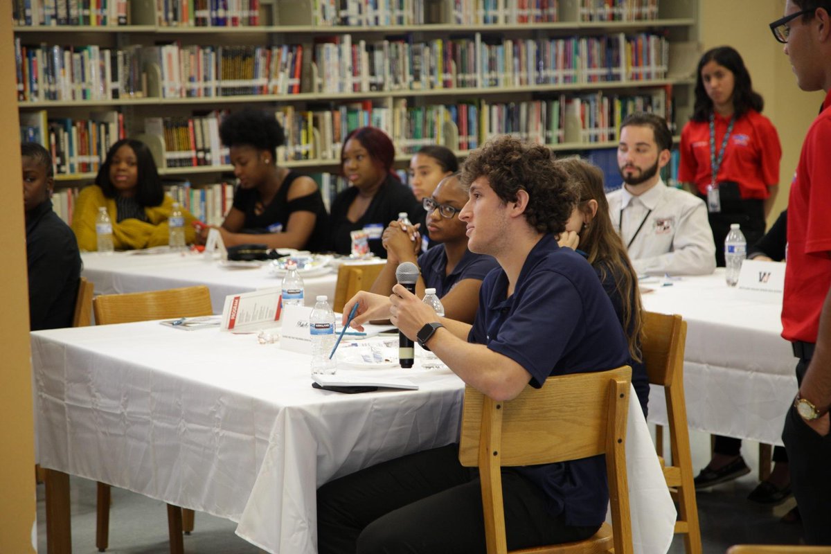 MDCPS's tweet image. We @MDCPS do not believe in arming teachers. Teachers should have sharp minds, but they should not be sharp shooters. @MiamiSup answers a question about safety and security upgrades in our schools since the Parkland tragedy. #SupRT19