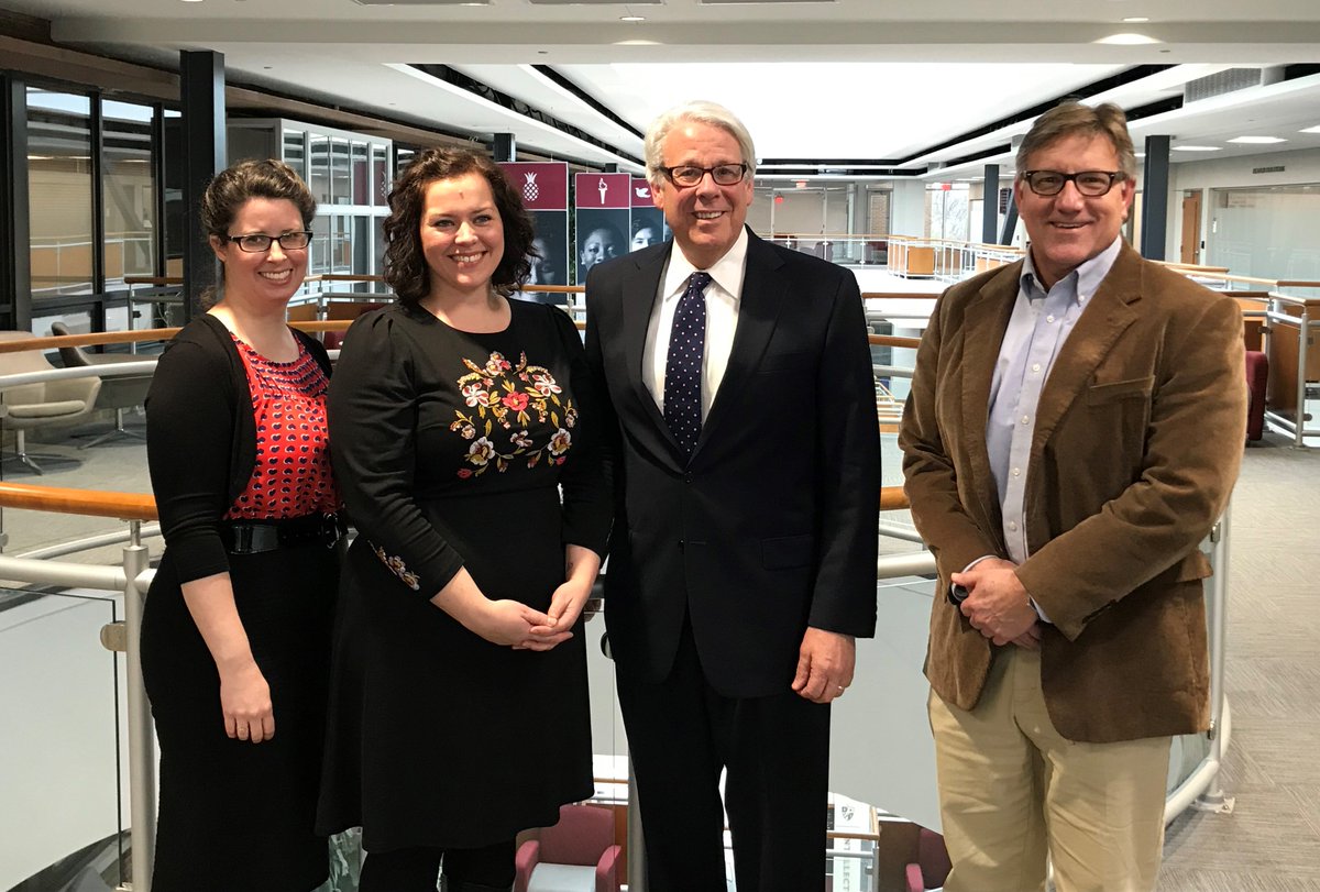 Elizabeth Cassady, assistant dean of Student Success and senior director of Academic Services (second from left), has yet another title now: Doctor! We congratulate her on the successful dissertation defense.