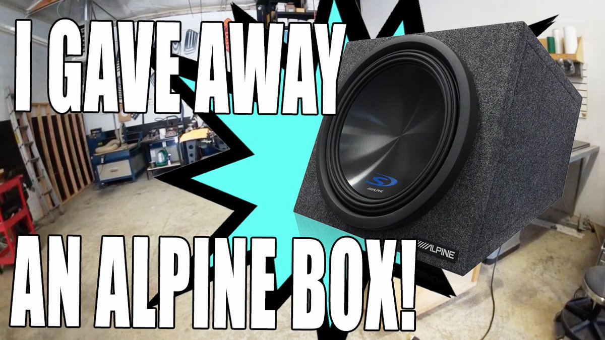 alpine sub amp combo
