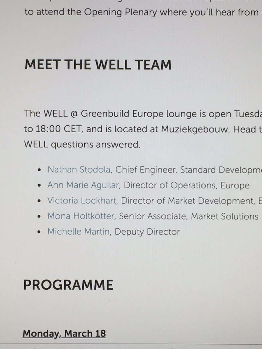 lolaripo's tweet image. New Certification Partners for @WELLcertified. Gathering the right data and testing by experts is the key. #WELLroundtable WELL AP Support. With the WELL team giving us a lot of answers.