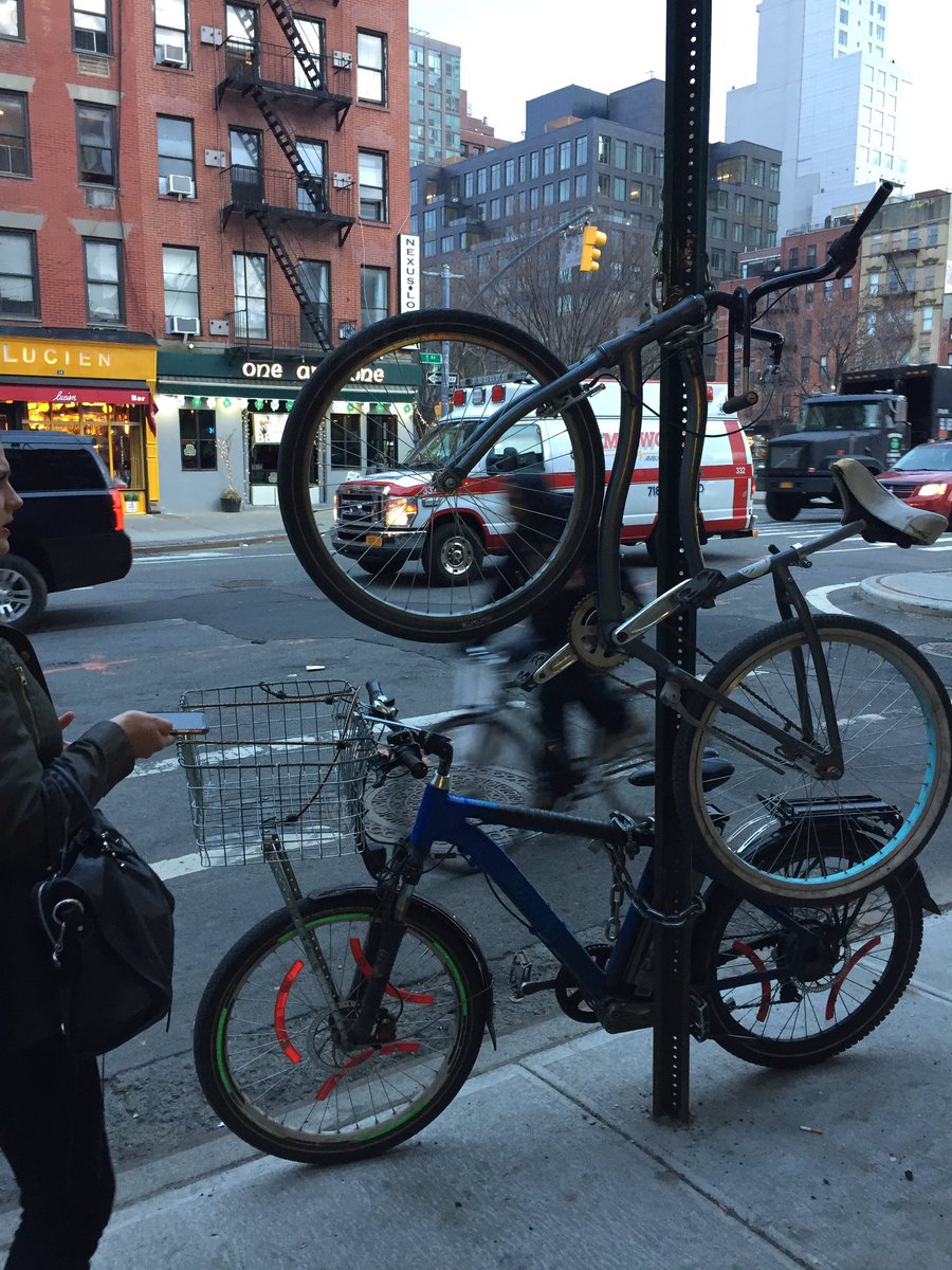 Towers for people, towers for bikes #NYC