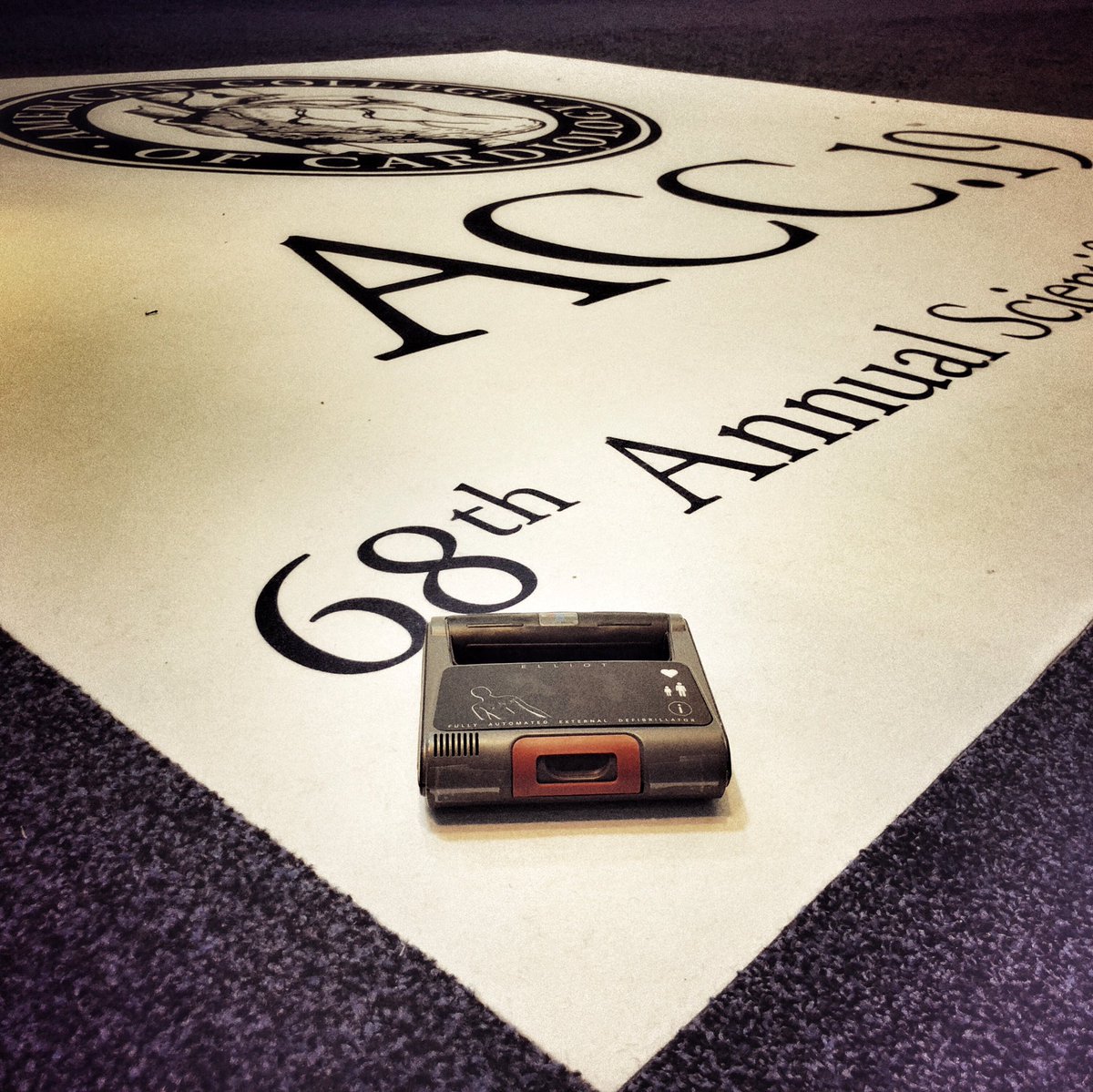 HeartHeroAED's tweet photo. Hello world! Introducing @heartheroaed “Elliot” at the @ACCinTouch #acc19
Come see us present in the #accfuturehub innovation pitch Today at 9:45am hosted by @angelMD_Inc https://t.co/aJGPNwOwrK