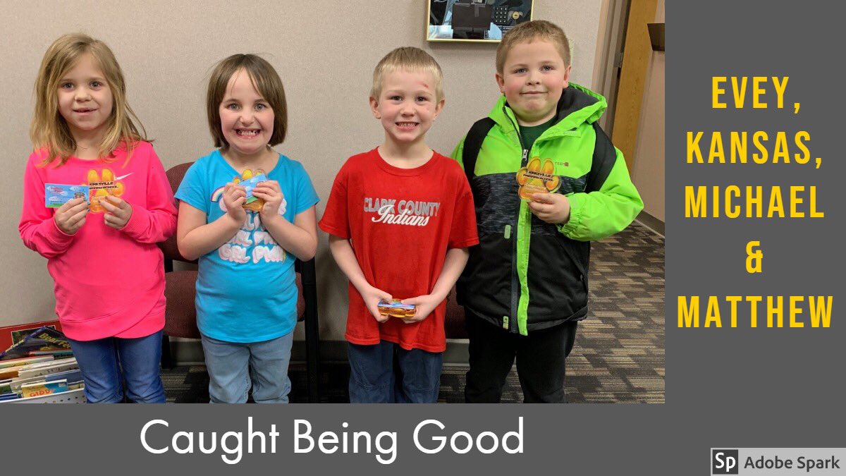 KVKPS's tweet photo. Congratulations to our most recent "Caught Being Good" recipients! Keep on showing that Tiger Pride at KPS! https://t.co/mafPBjd6GA