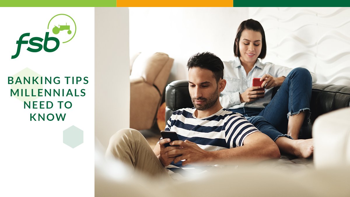 Banking Tips Millennials Need to Know. Tips to help secure a financially sound future!💰
Member FDIC, Equal Housing Lender
fsb1879.com/blog/banking-t…