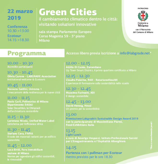 euromilanospa's tweet photo. @ComuneMI @mcexpocomfort @GBCItalia @gruppo_a2a @INGENIOnews @DailyRE Concludiamo con un doppio appuntamento il venerdรฌ: la mattina presso gli uffici del Parlamento Europeo, nel pomeriggio #Labgrade ecotour per presentare lo #smartdistrict UPTOWN Milano.
#greencities #mce2019 #MCE19
@AnceMilano @Architetti_MI @PPANthebrief @MonitorImmobili https://t.co/qy9l2jF41u