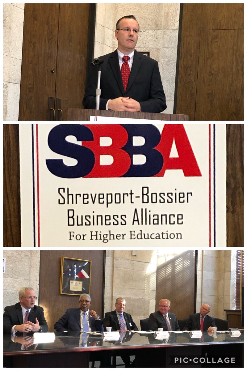 Delighted to be in Shreveport this morning for the SBBA meeting. Talking higher ed and business alignment and legislative priorities with public and private higher ed leaders. #TalentDevelopment <a href="/LA_Regents/">Louisiana Board of Regents</a>