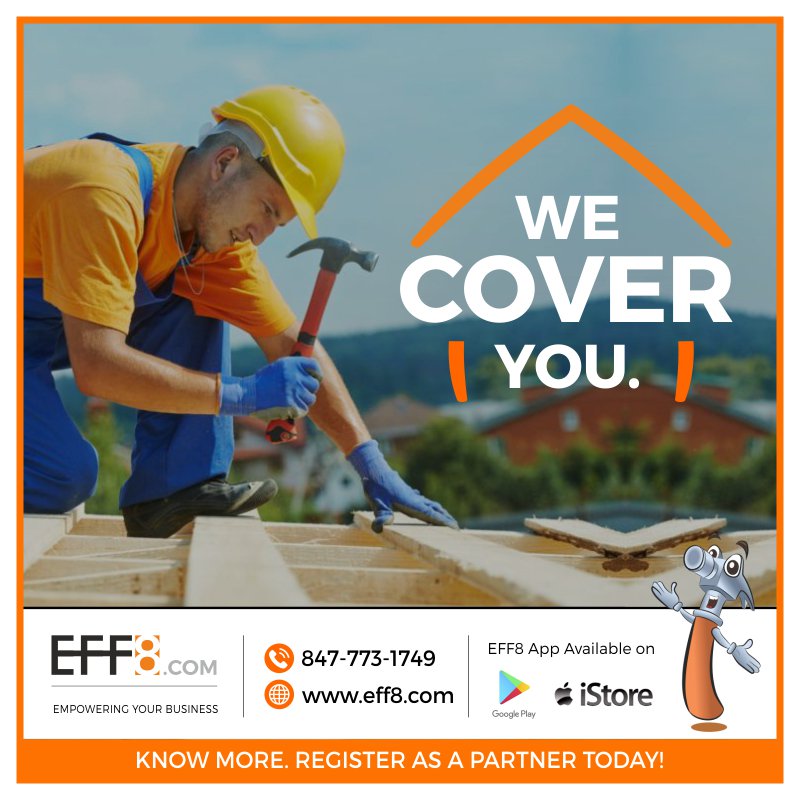 eff8social's tweet photo. #Fixing your house could mean headaches you don’t deserve. #EFF8 your worries.
Download the App Today:
https://t.co/gWywtbZKJH

#HomeRepairs #HomeMaintenance #Plumbers #Cleaning #Handyman #Appliances https://t.co/ZGcab4iXRu