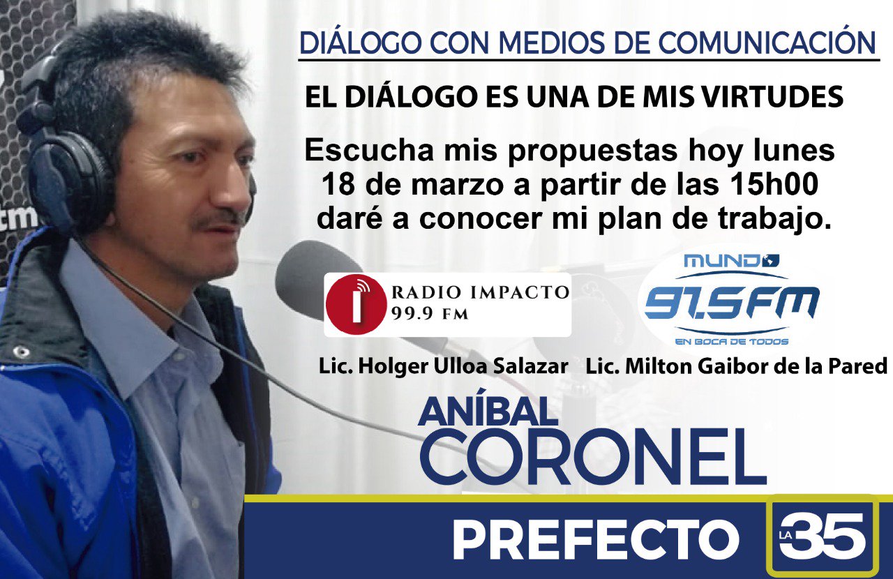 precoz Abundantemente cera Anibal Coronel Monar on Twitter: "Buenos días, por favor siga en vivo hoy a las 15h00 por #RadioMundo 91.5 FM y #RadioImpacto 99.9 FM, y por Facebook Live. Un abrazo. https://t.co/2I6ayNtHes" / precoz Abundantemente cera Anibal Coronel Monar on Twitter: "Buenos días, por favor siga en vivo hoy a las 15h00 por #RadioMundo 91.5 FM y #RadioImpacto 99.9 FM, y por Facebook Live. Un abrazo. https://t.co/2I6ayNtHes" /