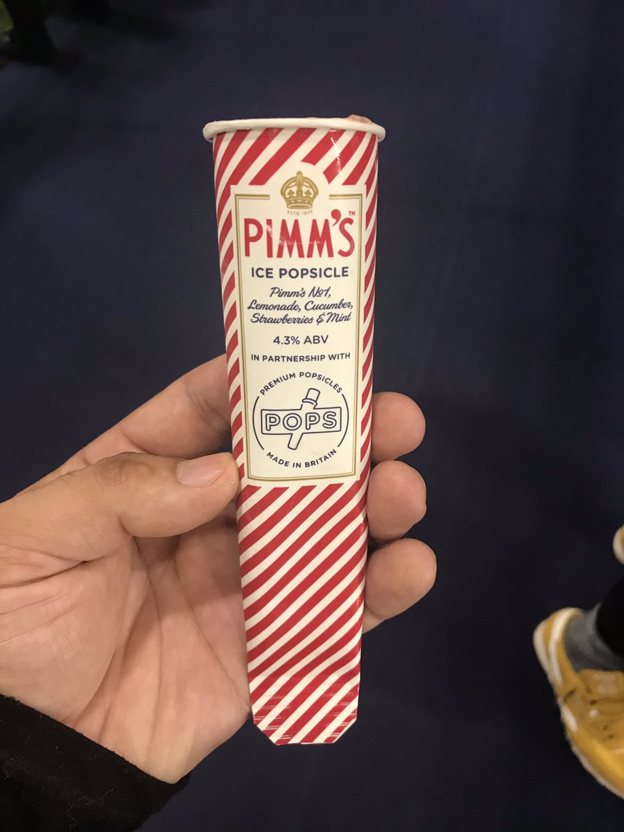 NEW pimms ice lollies now in stock.. pm us to book us in for your wedding or upcoming event