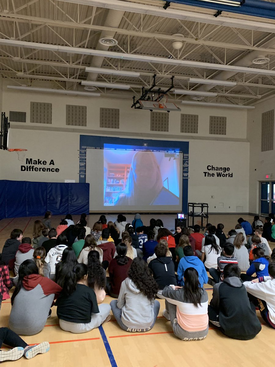 AlexMuirPS's tweet photo. We are excited to hear @lornasn today for our first of three virtual author visits @AlexMuirPS #ampsIMPACT #ampslearning https://t.co/OD6hZN2n01