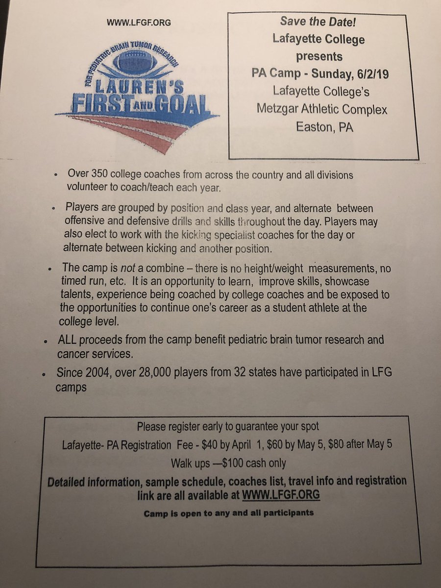 Another camp for a great charity! @kags0 <a href="/MatthewMarino5/">Matthew Marino</a>