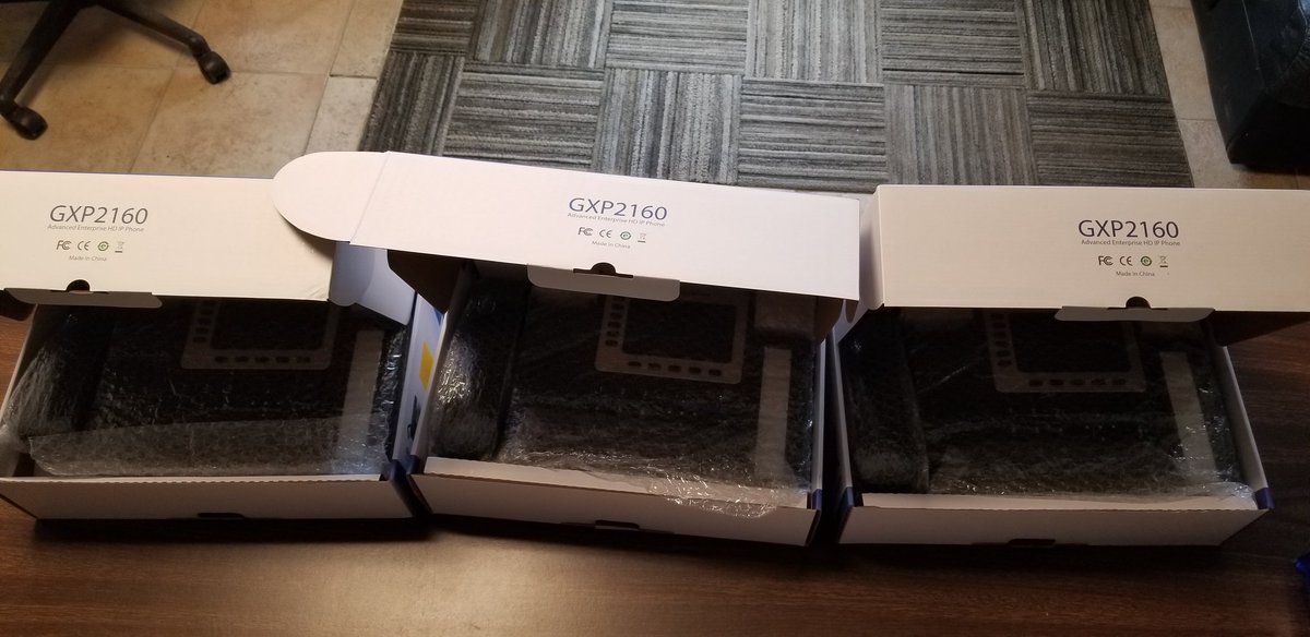 Get set up to do a handset swap from Yealink to <a href="/GrandstreamNet/">Grandstream Networks</a> for our  client. Grandstream GXP2160. Powered by <a href="/fusionpbx/">FusionPBX</a>.